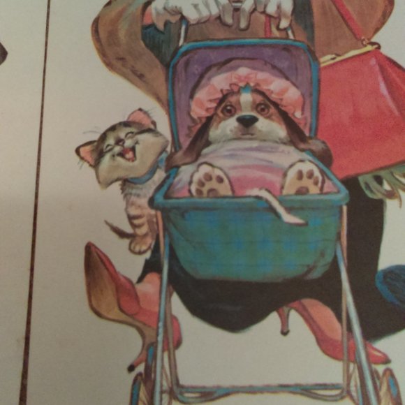 Sedona Girls Litho 1950-1960 - Picture 3 of 4